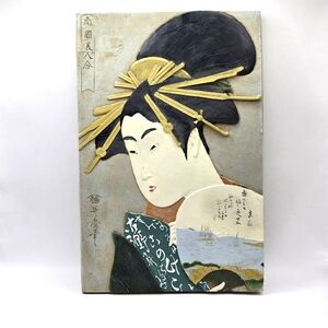 European Styled Sculpture Art Handcrafted Tuscano Design Plaque 8×12" H , Signed